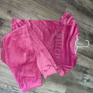 Juicy Couture Fuchsia Velour Top